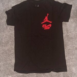 Nike air cactus jack brown and red tshirt